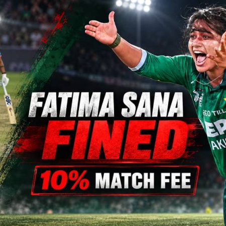 Fatima Sana Fined for Shafali Verma Send-Off Gesture During Women’s Asia Cup 2026