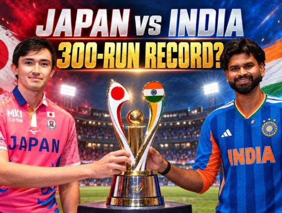 Can India Finally Break the 300-Run Barrier Against Japan?